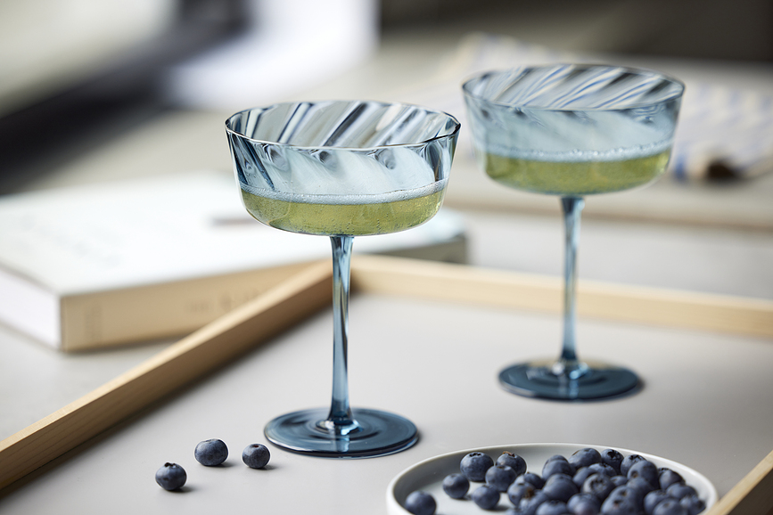 Copas de Champán Vienna, 350 ml, ámbar, 4 unidades