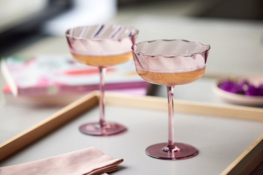 Copas de Champán Vienna, 350 ml, ámbar, 4 unidades