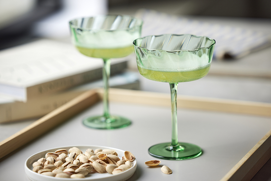 Copas de Champán Vienna, 350 ml, ámbar, 4 unidades