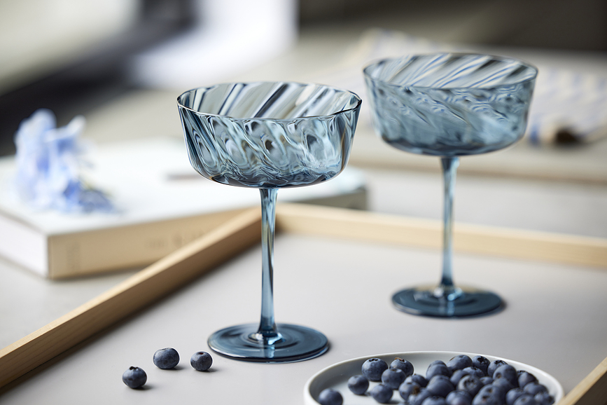 Copas de Champán Vienna, 350 ml, ámbar, 4 unidades