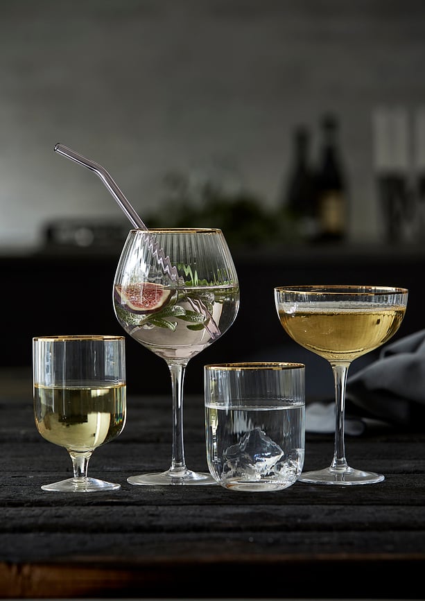 Copas de Cóctel Palermo Gold, 315 ml, 4 unidades