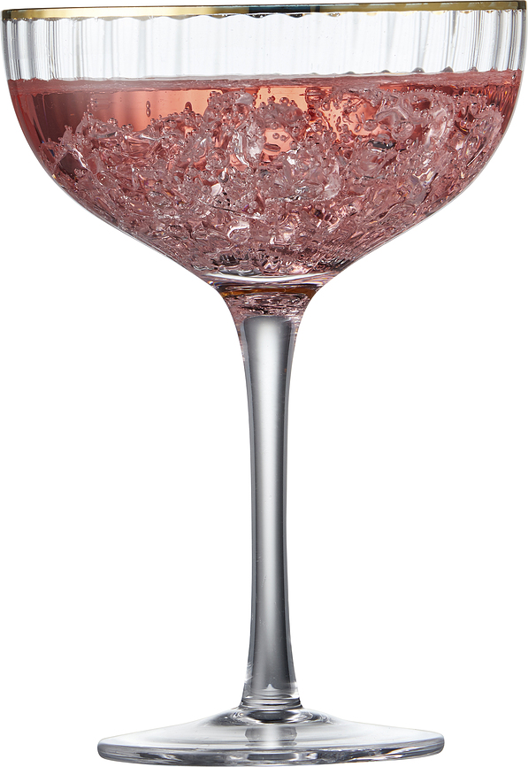 Copas de Cóctel Palermo Gold, 315 ml, 4 unidades