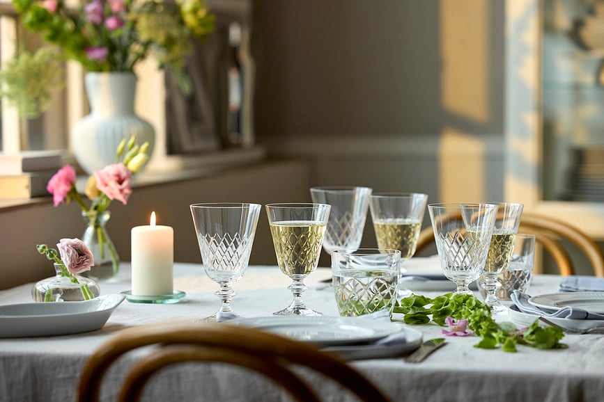 Copas de vino blanco Eaton, 230 ml, Pack de 2