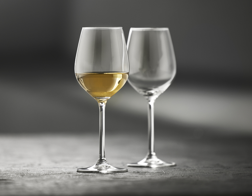 Copas de vino blanco Juvel, 380 ml, 4 unidades