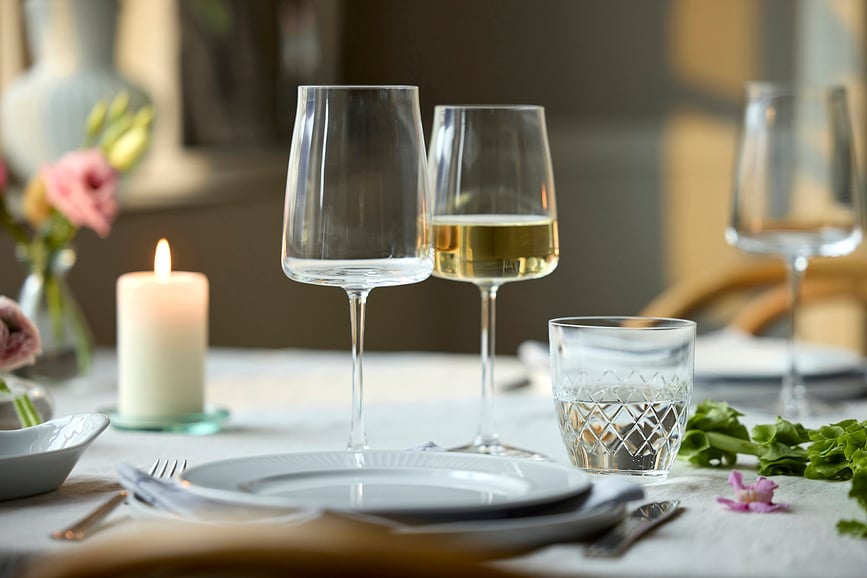 Copas de vino blanco Zero, 430 ml, 4 unidades