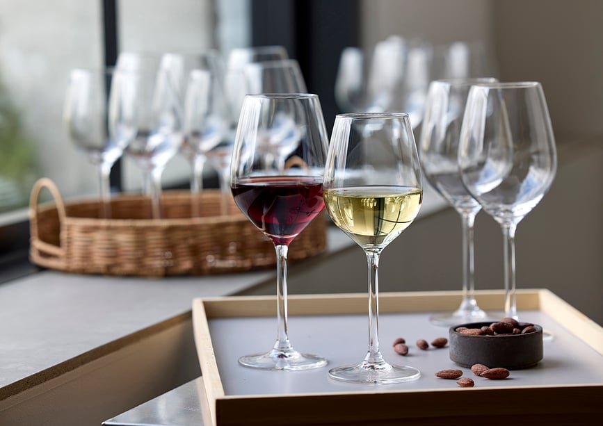 Copas de Vino para vino tinto Juvel, 500 ml, 4 unidades