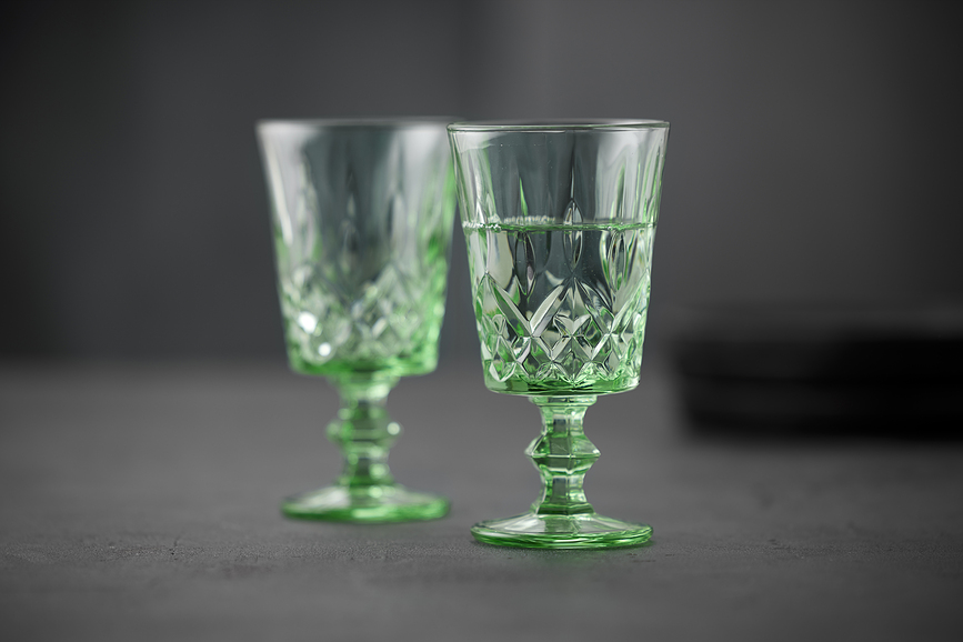 Copas de vino Sorrento, 290 ml, azules, 4 unidades