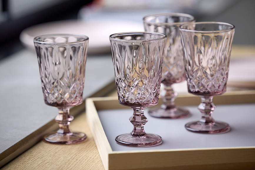 Copas de vino Sorrento, 290 ml, azules, 4 unidades