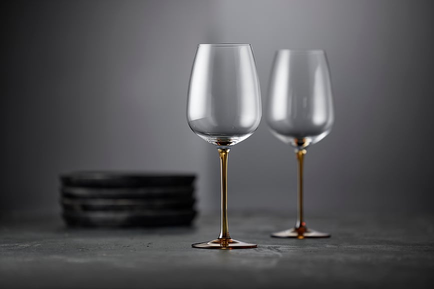 Copas de vino Vienna, 530 ml, azules, 4 unidades