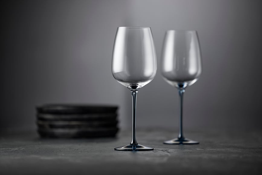 Copas de vino Vienna, 530 ml, azules, 4 unidades