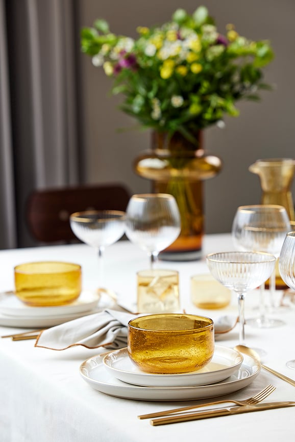 Copas para gin-tonic Palermo Gold, 650 ml, 4 unidades