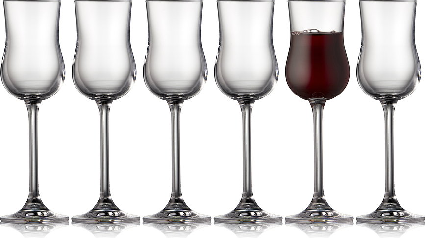 Copas para vino de postre Juvel, 90 ml, 6 unidades