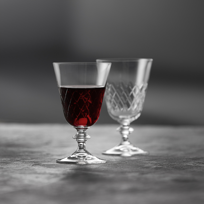 Eaton Ποτήρια Κρασιού για κόκκινο κρασί, 260 ml, 2 τμχ