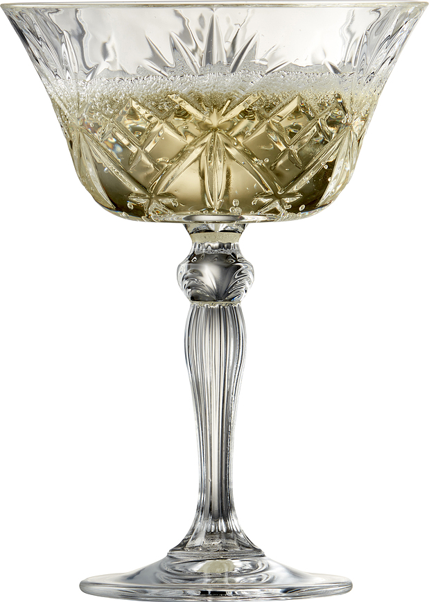 Melodia Flûtes à Champagne, 260 ml, Lot de 4