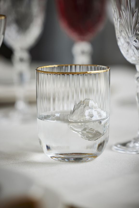 Palermo Gold Čaše 350 ml 4 kom.