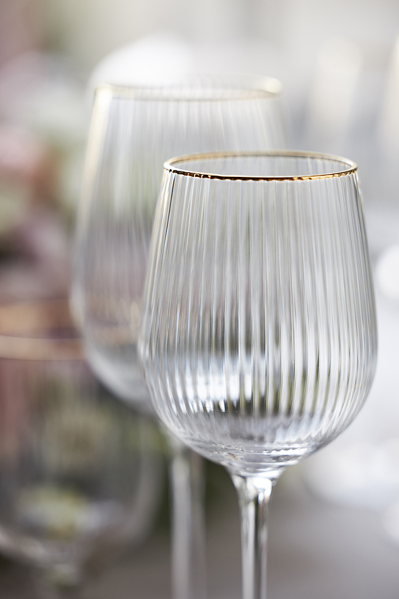 Palermo Gold Ποτήρια για λευκό κρασί, 300 ml, 4 τμχ