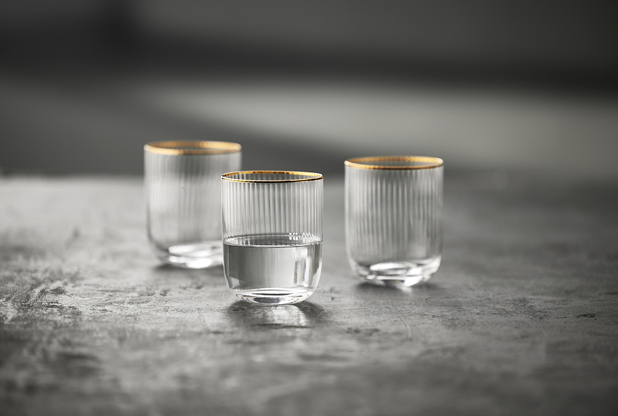 Palermo Gold Verres 350 ml, Lot de 4