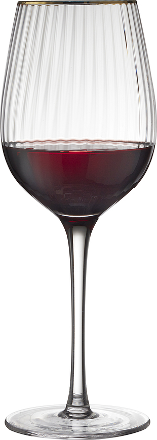 Palermo Gold Verres à vin rouge, 400 ml, Lot de 4