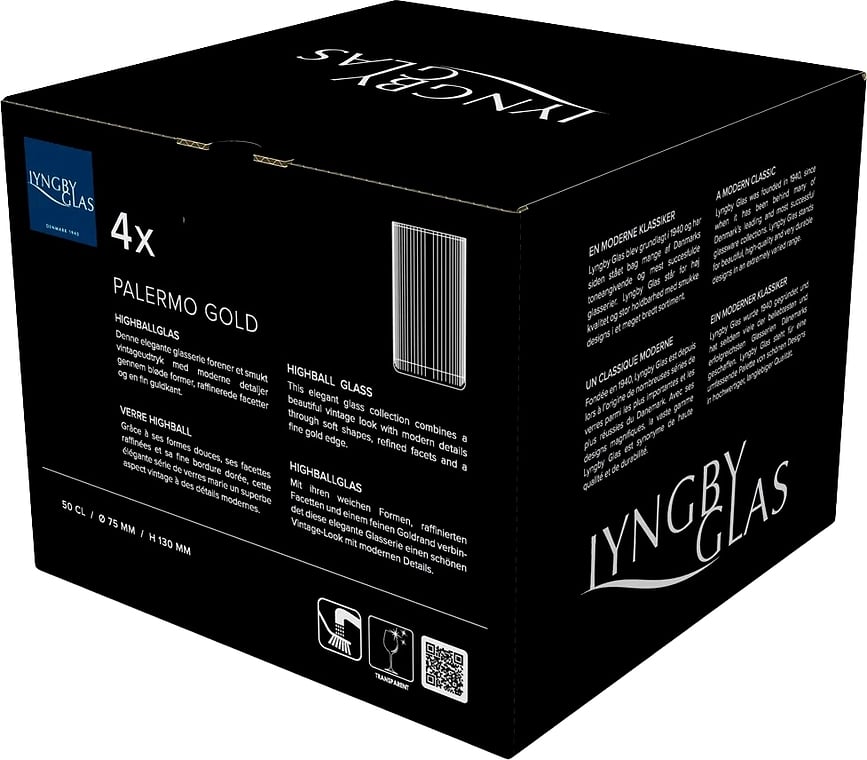 Palermo Ποτήρια Highball, 500 ml, 4 τμχ