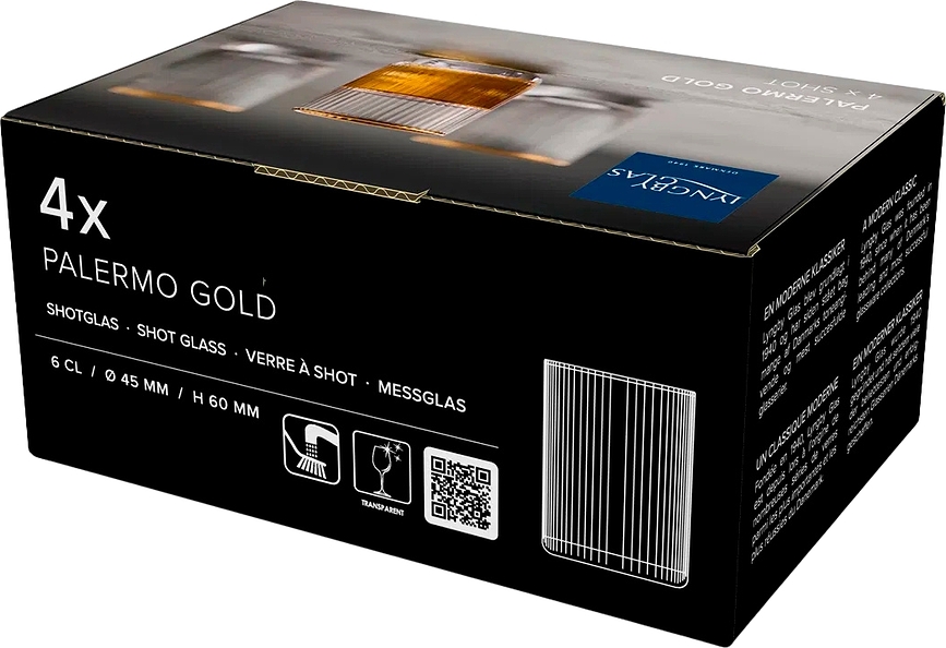 Palermo Verres à shot 60 ml, Lot de 6