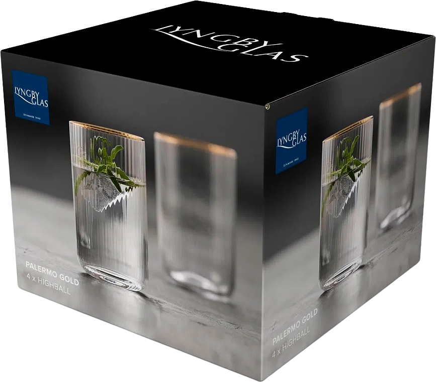 Palermo Verres Highball, 500 ml, Lot de 4