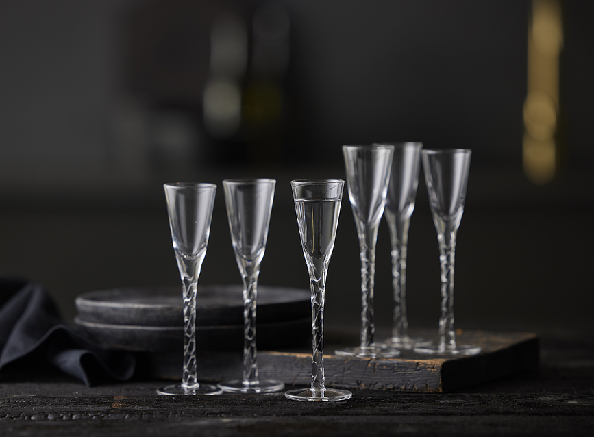 Paris Verres à Vodka et Aquavit, 25 ml, Lot de 6