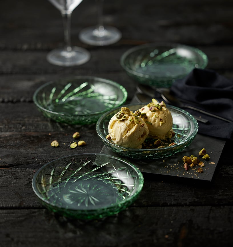 Platos de postre Sorrento, 16 cm, verdes, 4 unidades