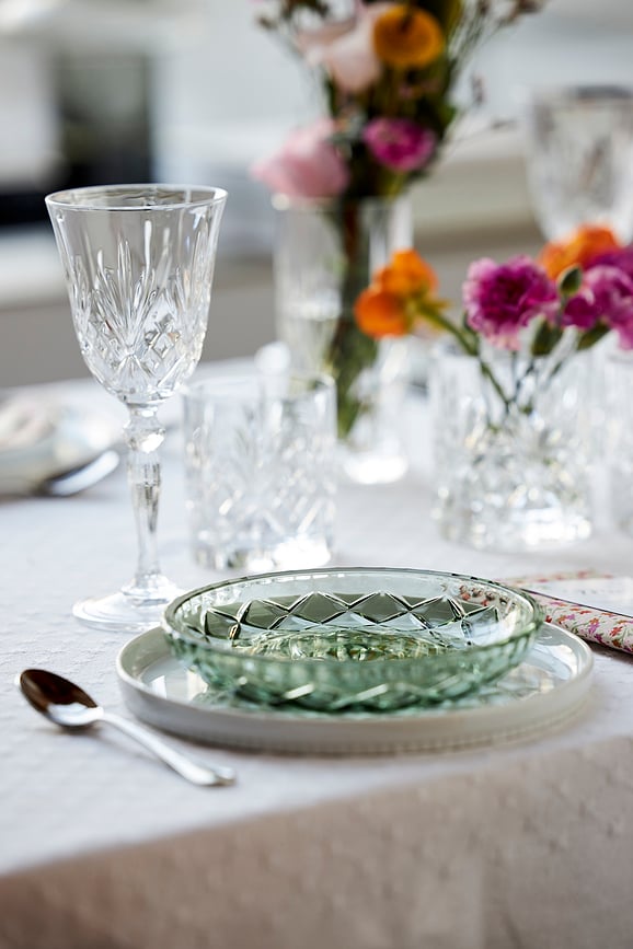 Platos de postre Sorrento, 16 cm, verdes, 4 unidades