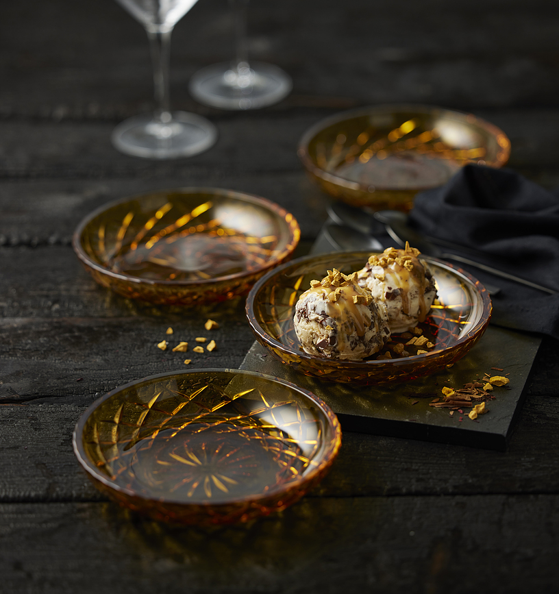 Platos de postre Sorrento, 16 cm, verdes, 4 unidades