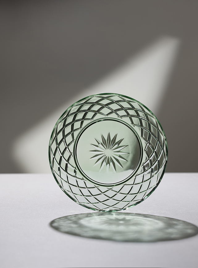 Sorrento Assiettes à Dessert 21 cm, vertes, Lot de 4