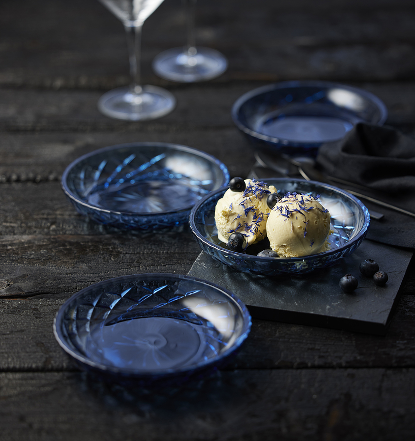 Sorrento Assiettes à Dessert 16 cm, vertes, Lot de 4