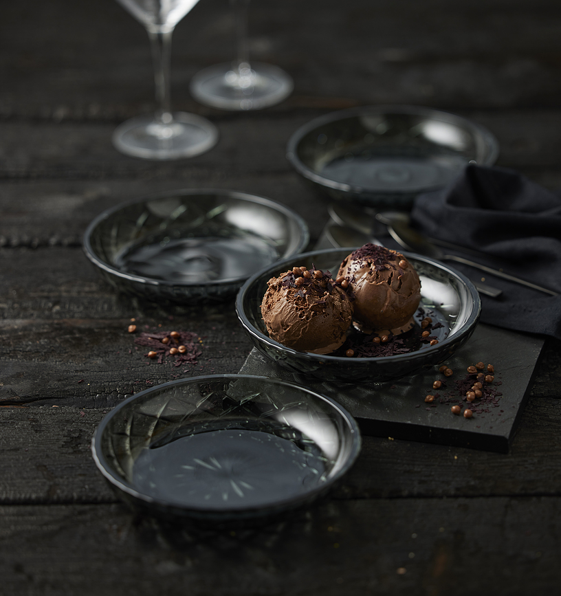 Sorrento Assiettes à Dessert 16 cm, vertes, Lot de 4