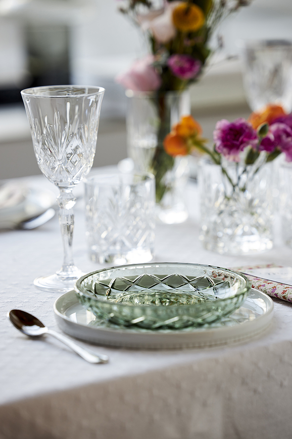 Sorrento Assiettes à Dessert 16 cm, vertes, Lot de 4