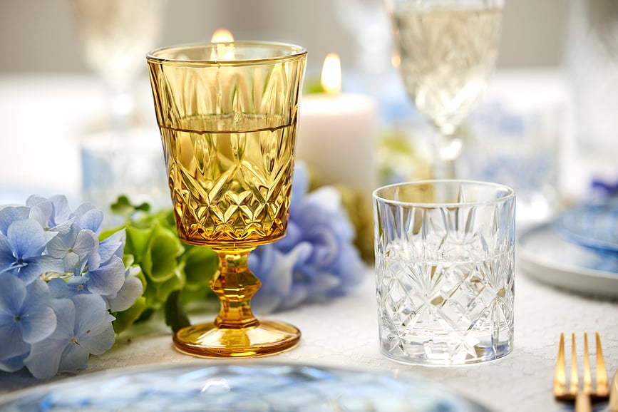 Sorrento Čaše za vino 290 ml plave 4 kom.