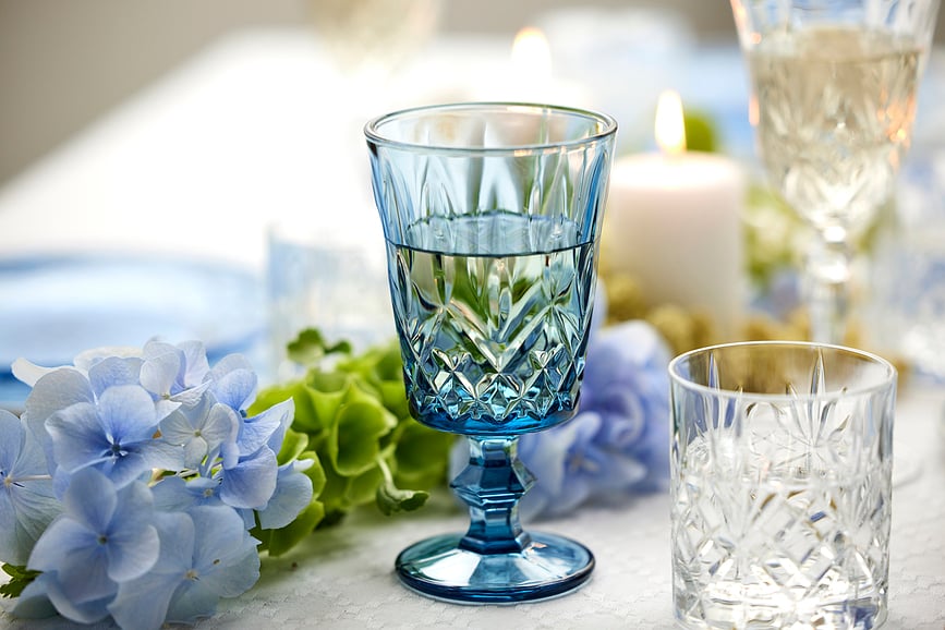 Sorrento Čaše za vino 290 ml plave 4 kom.