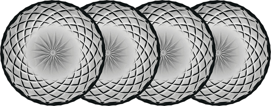 Sorrento Πιάτα Γλυκού, 16 cm, γκρι, 4 τμχ