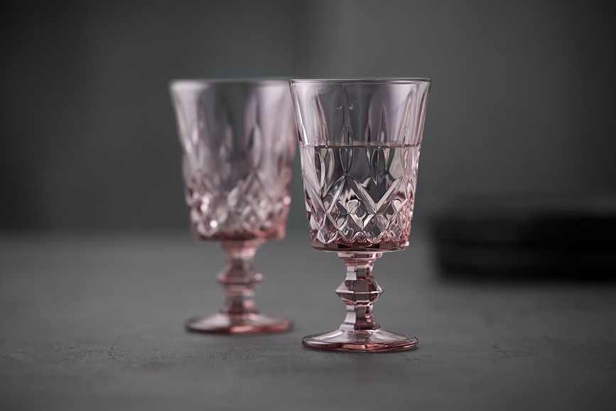 Sorrento Ποτήρια Κρασιού, 290 ml, μπλε, 4 τμχ