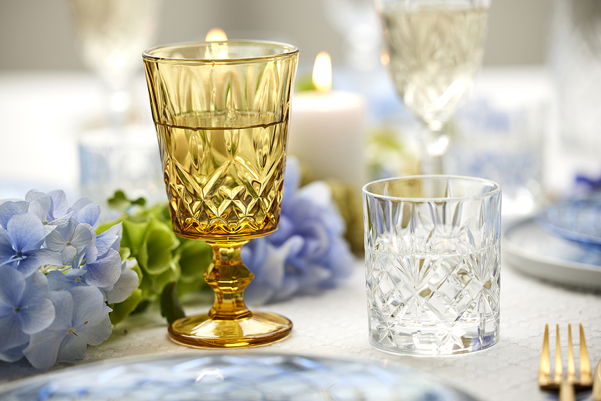 Sorrento Ποτήρια Κρασιού, 290 ml, μπλε, 4 τμχ