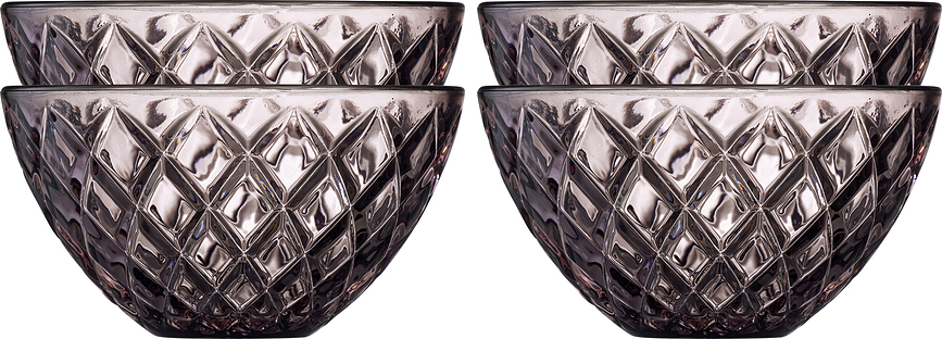 Sorrento Skodelice za serviranje, 12 cm, roza, 4 kosi