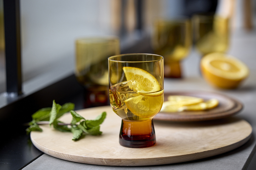 Sorrento Verres 300 ml, verts, Lot de 4