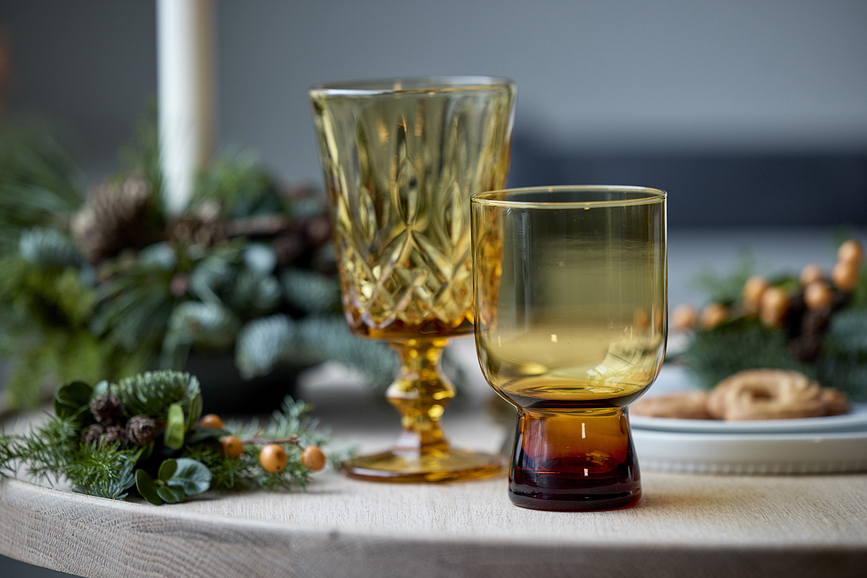 Sorrento Verres 300 ml, verts, Lot de 4