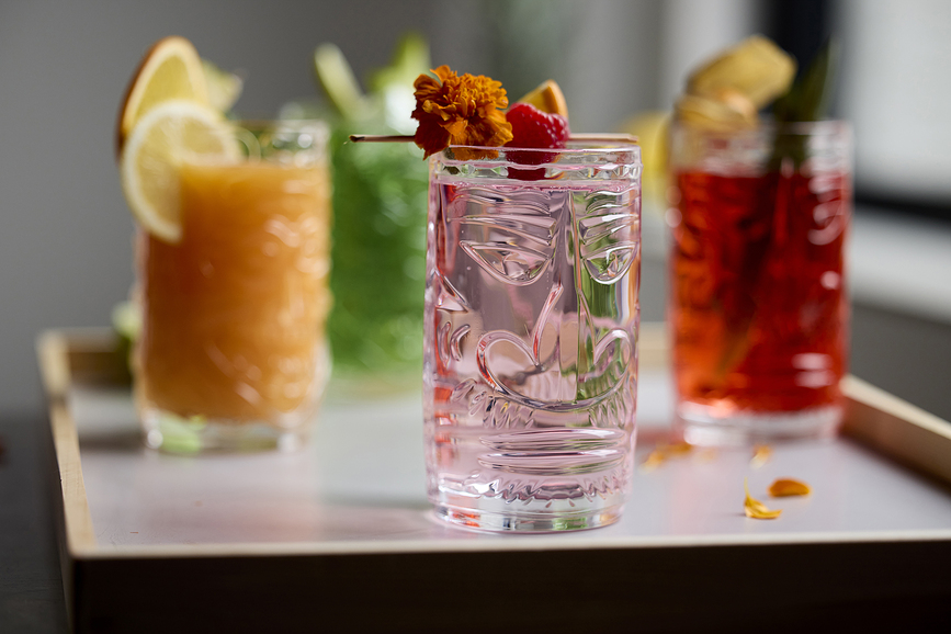 Tiki Ποτήρια κοκτέιλ, 450 ml, διαφανή, 4 τμχ