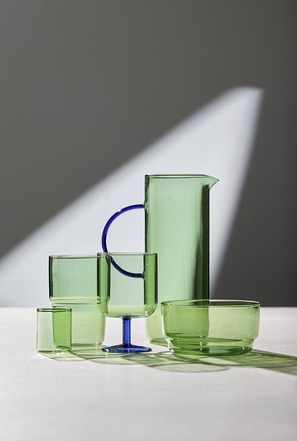 Torino Carafe 1,1 l, vert-bleu