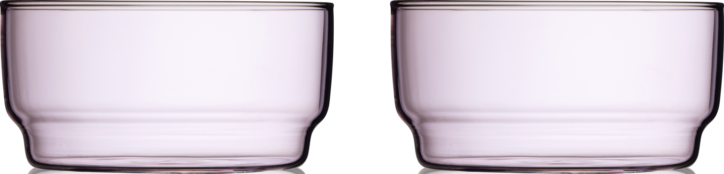 Torino Servierschüsseln 12 cm rosa 2 St.