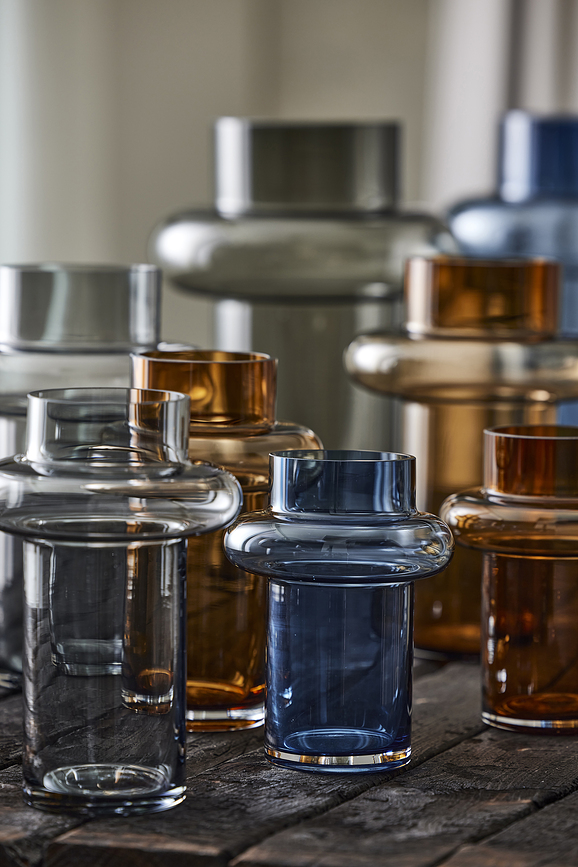 Torino Vaza 20 cm jantarna