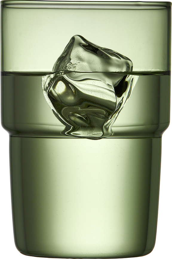 Torino Verres 400 ml, verts, Lot de 2