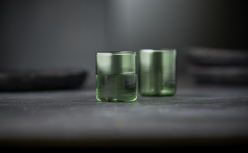 Torino Verres à shot, 60 ml, verts, Lot de 2
