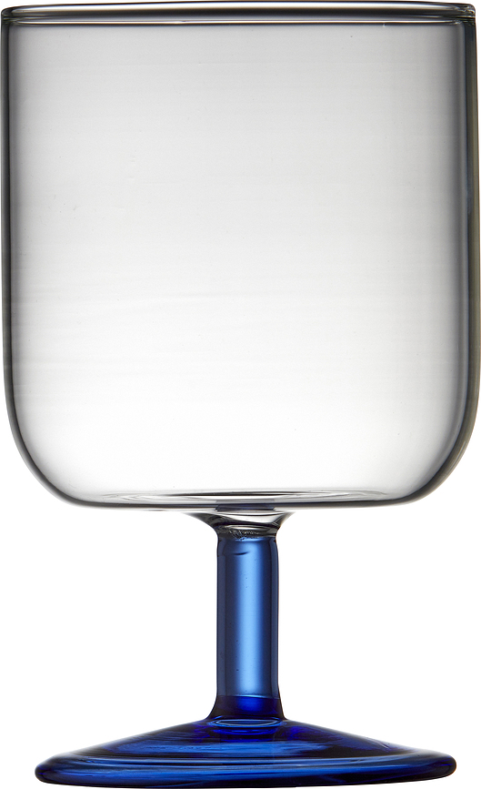 Torino Verres à Vin, 300 ml, vert-bleu, Lot de 2