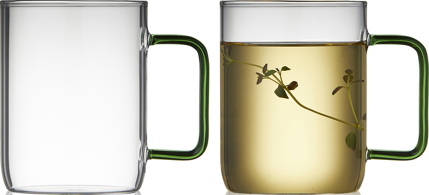 Vasos con asa Torino, 400 ml, 2 unidades