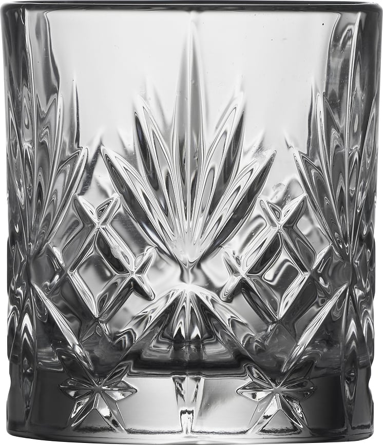 Vasos de Chupito Melodia 80 ml, de cristal, 6 unidades